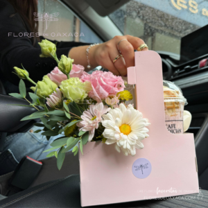 Flowers and strawberry